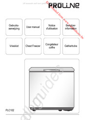 Proline PLC102 Notice D'utilisation