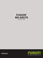 Fusion MS-ARX70 Mode D'emploi