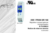 JUMO iTRON DR 100 Notice De Mise En Service