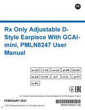 Motorola Solutions PMLN8247 Guide D'utilisation