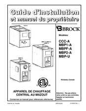 Brock CCC-A Guide D'installation Et Manuel Du Propriétaire