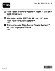 Toro Flex-Force Power System Mode D'emploi