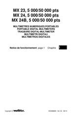 Metrix MX 23 Notice De Fonctionnement