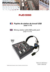 Ramiaudio PJO550 Manuel Utilisateur