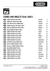 CEMO MULTI-Tank 1500 l Mode D'emploi