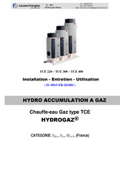 Lacaze Energies HYDROGAZ TCE 220 Utilisation