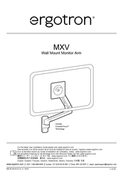 Ergotron MXV Guide D'installation