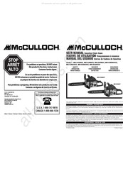 McCulloch MS1842AVCC Manuel De Utilisation
