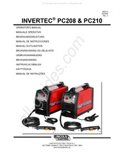 Lincoln Electric INVERTEC PC208 Manuel D'utilisation