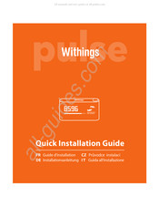 Withings Pulse Guide D'installation