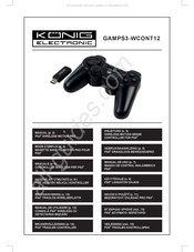 König Electronic GAMPS3-WCONT12 Mode D'emploi