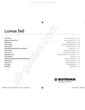 BIOTRONIK Lumax 540 Manuel Technique