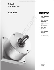 Festo Freilauf FLSM 40 Notice D'utilisation