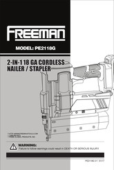 Freeman PE2118G Mode D'emploi