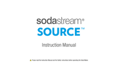 SodaStream SOURCE Manuel D'instructions