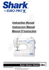 Euro-Pro Shark 384 Manuel D'instruction