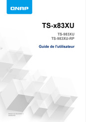 QNAP TS-83XU Série Guide De L'utilisateur