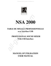 Executive Audio NSA 2000 Manuel D'utilisation