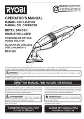 Ryobi DS11008 Manuel D'utilisation