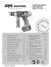 SKIL MASTERS 2498 Notice Originale