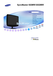 Samsung SyncMaster 2032MW Mode D'emploi