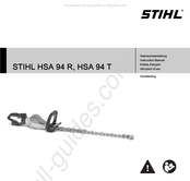 Stihl HSA 94 T Notice D'emploi