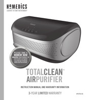 HoMedics TOTALCLEAN Manuel D'instructions