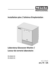 Miele professional PG 8583 CD Instructions D'installation