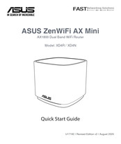 Asus ZenWiFi AX Mini AX1800 XD4N Guide De Démarrage Rapide