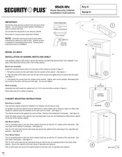 STACK-ON Security Plus GC-900-5 Directives D'installation