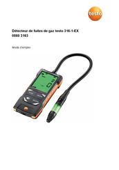 TESTO 316-1-EX Mode D'emploi