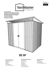 Yardmaster 85 SP Instructions D'assemblage