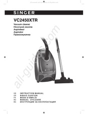 Singer VC2450XTR Mode D'emploi