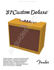 Fender 57 Custom Deluxe Mode D'emploi