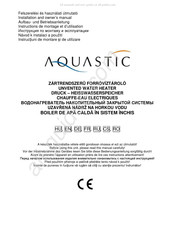 Aquastic AQ150 Instructions De Montage Et D'utilisation