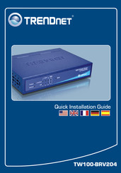 TRENDnet TW100-BRV204 Guide D'installation Rapide