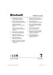EINHELL 45.139.68 Instructions D'origine