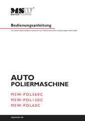 MSW Motor Technics MSW-POL60C Manuel D'utilisation