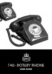 GPO 746 - Rotary PHONE Guide De L'utilisateur