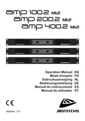 JB Systems amp 100.2 Mk2 Mode D'emploi