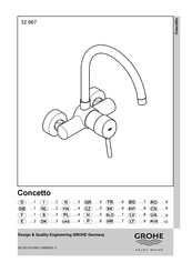 Grohe Concetto 32 667 Instructions De Montage