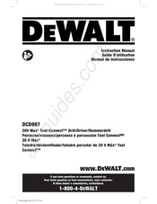 DeWalt DCD997 Guide D'utilisation