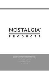 NOSTALGIA PRODUCTS NRPCM45RR Instructions Et Recettes