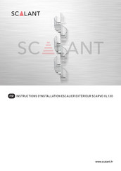 SCALANT SCARVO XL 130 Instructions D'installation
