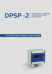 Sentera Controls DPSP -2 Instructions De Montage Et Mode D'emploi