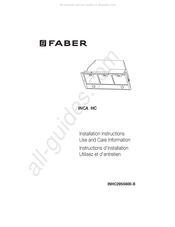 Faber INCA HC Instructions D'installation