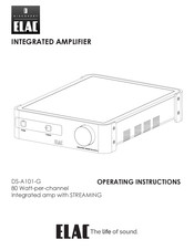 ELAC DS-A101-G Consignes D'utilisation