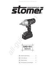 Stomer Professional SAD-18-I Mode D'emploi