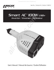 Wagan Tech Smart AC 100W USB+ Guide D'utilisation