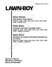 Lawn-Boy Silver 8900001 Manuel De L'utilisateur